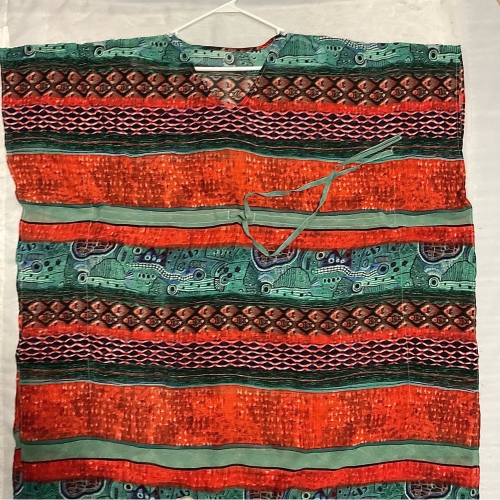 NWOT Plus Size Tall Boho Chic Summer Beach Dress Full Length Outdoor Pool Party - Picture 11 of 15